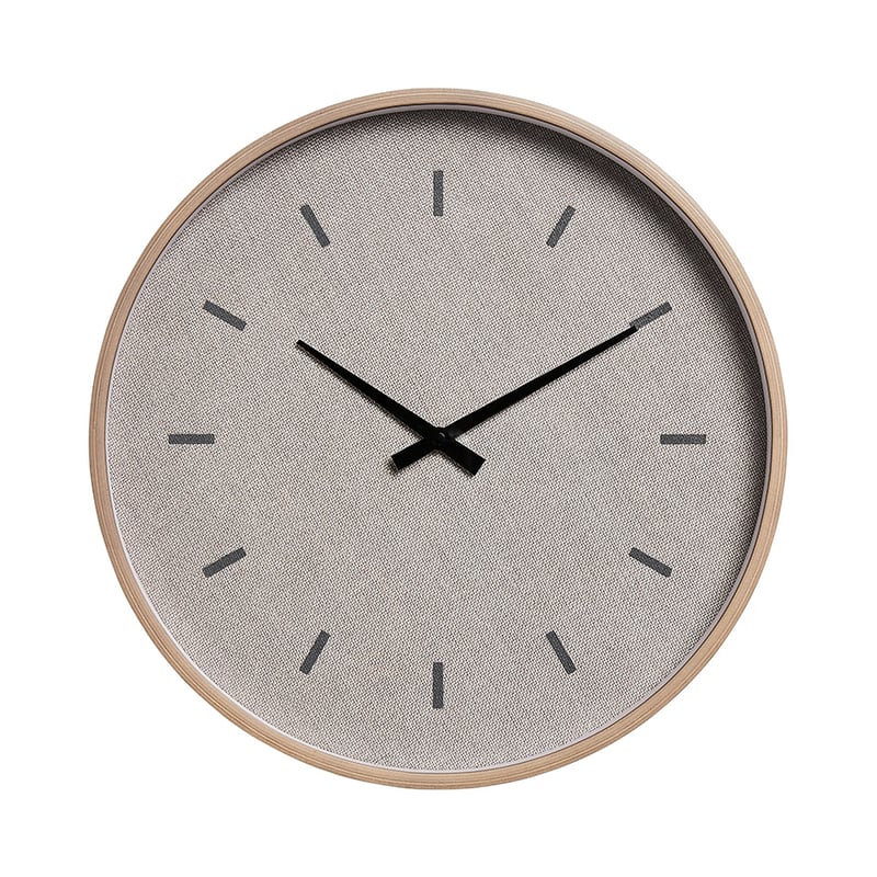 Chroniker Collection Grey Linen Clock