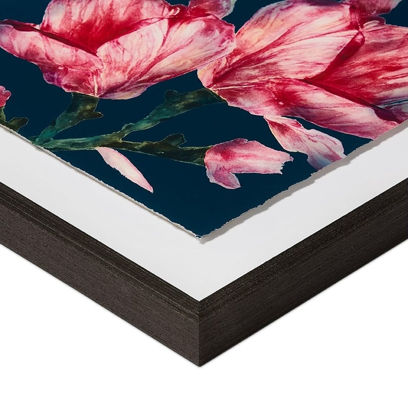 Watercolour Floral Study Forest Magnolia Wall Art