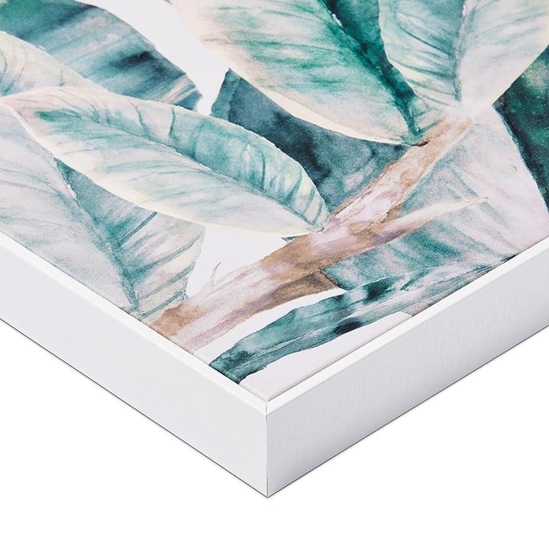 Greenhouse Canvas Blush Rubber Plant Wall Art