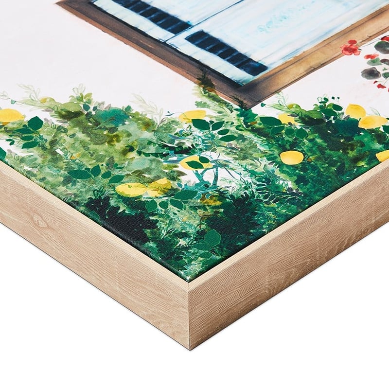 Italian Villa Whitewash Potted Garden