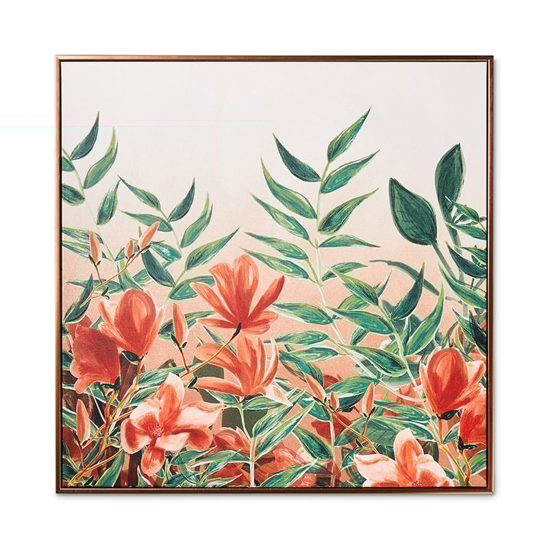 Desert Flowers Sand Arid Garden Wall Art