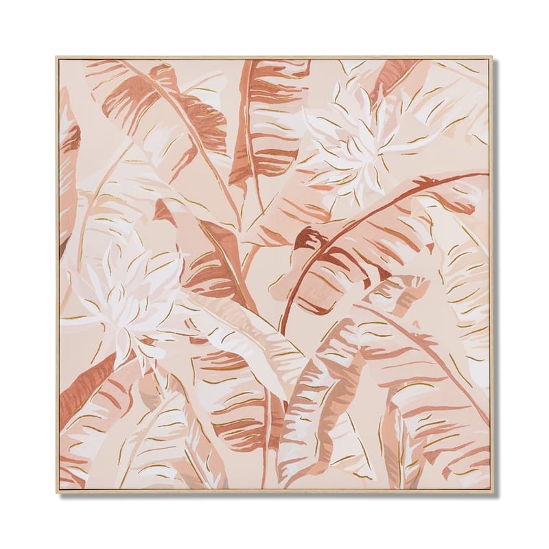 Palm Cove Nude & Golden Palms Canvas