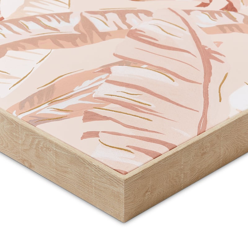 Palm Cove Nude & Golden Palms Canvas