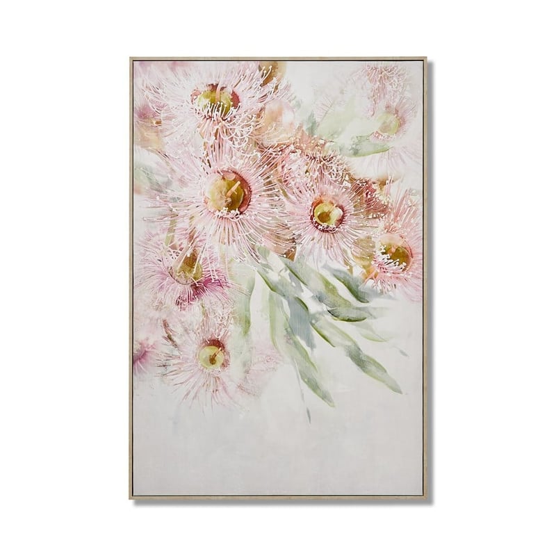 Kakadu Blush Eucalyptus Flower Wall Art