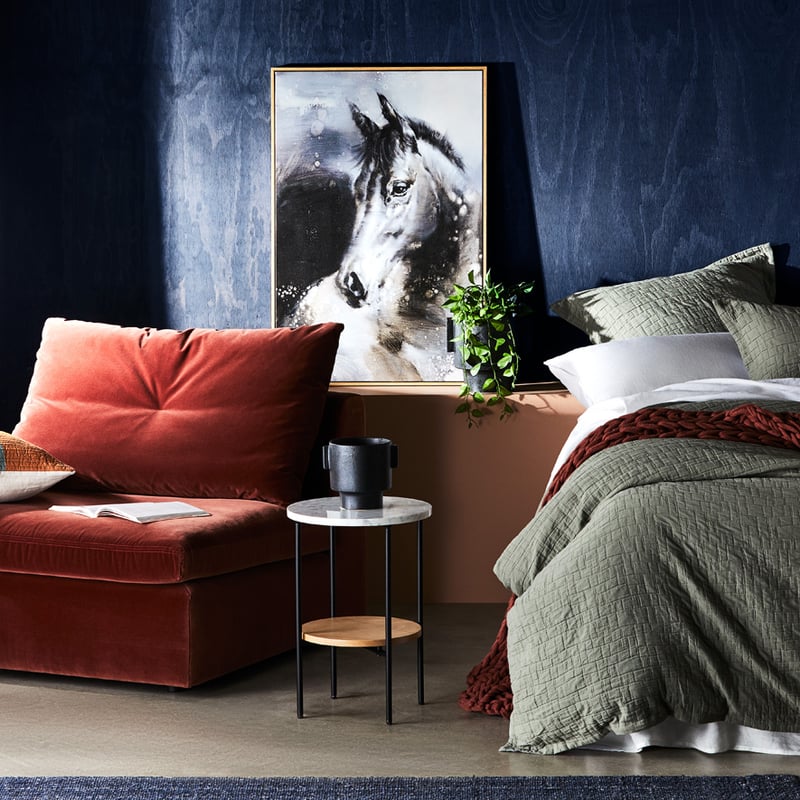 Wild Spirit Canvas Grey Cloud Stallion Wall Art