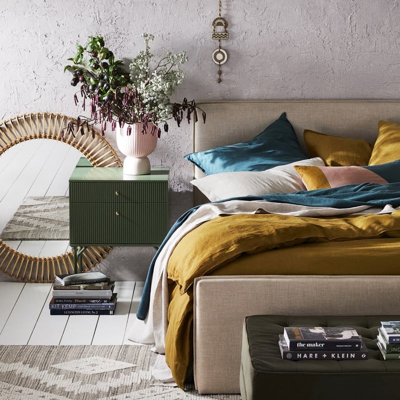 Aspen Natural Round Mirror 