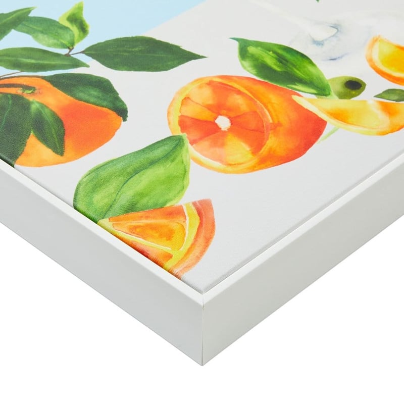 Vintage Poster Celestial Blue Spritz Artwork