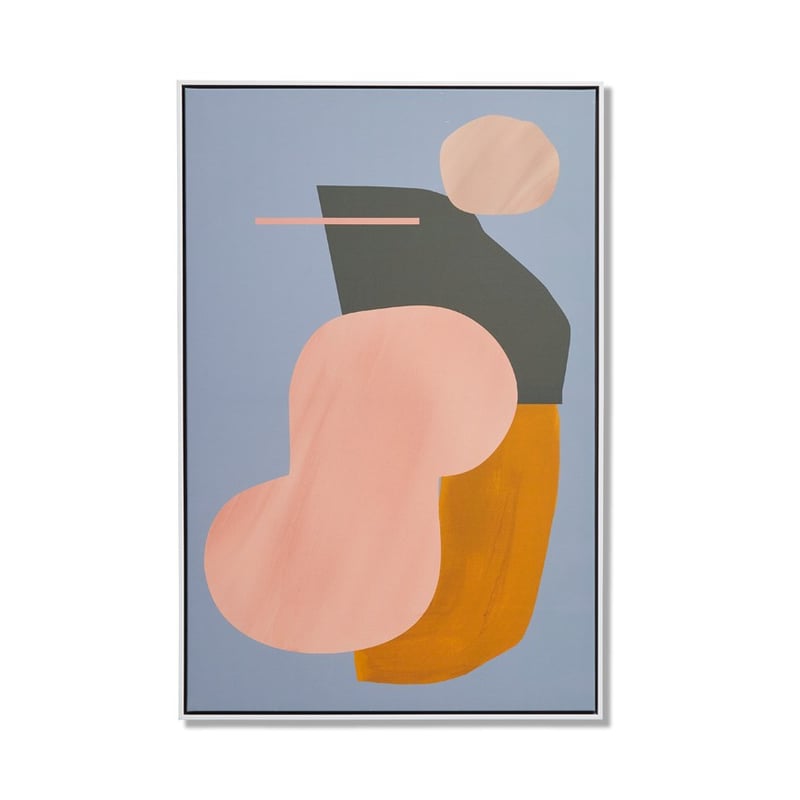 Geo Celestial Blue Formation Canvas