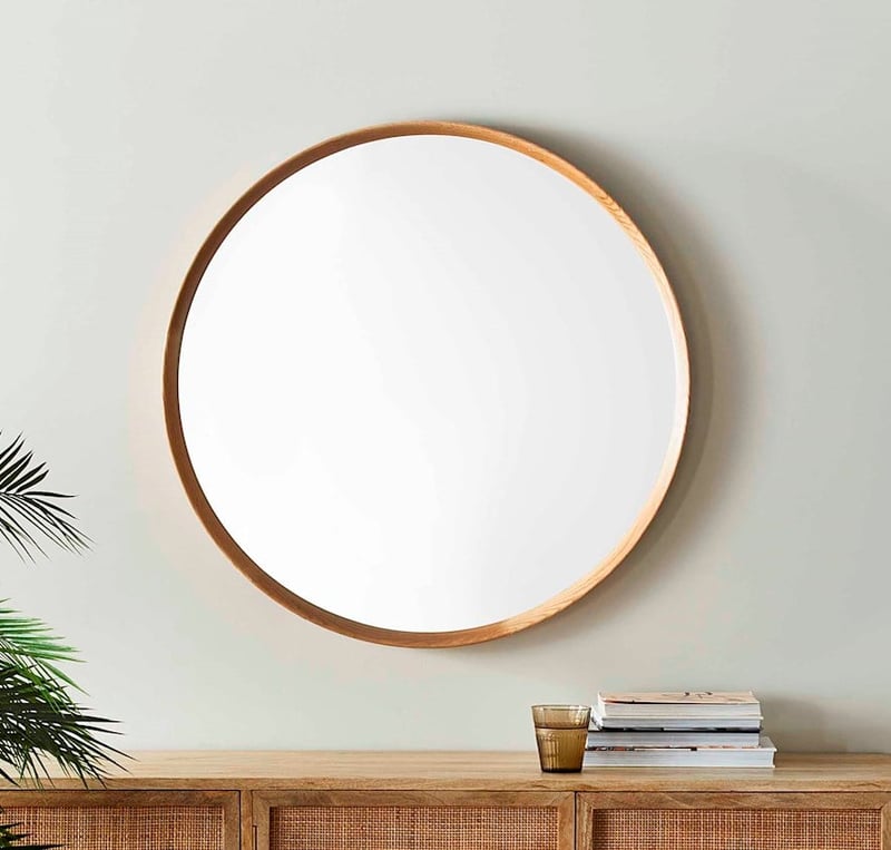 Kato Natural Round Mirror