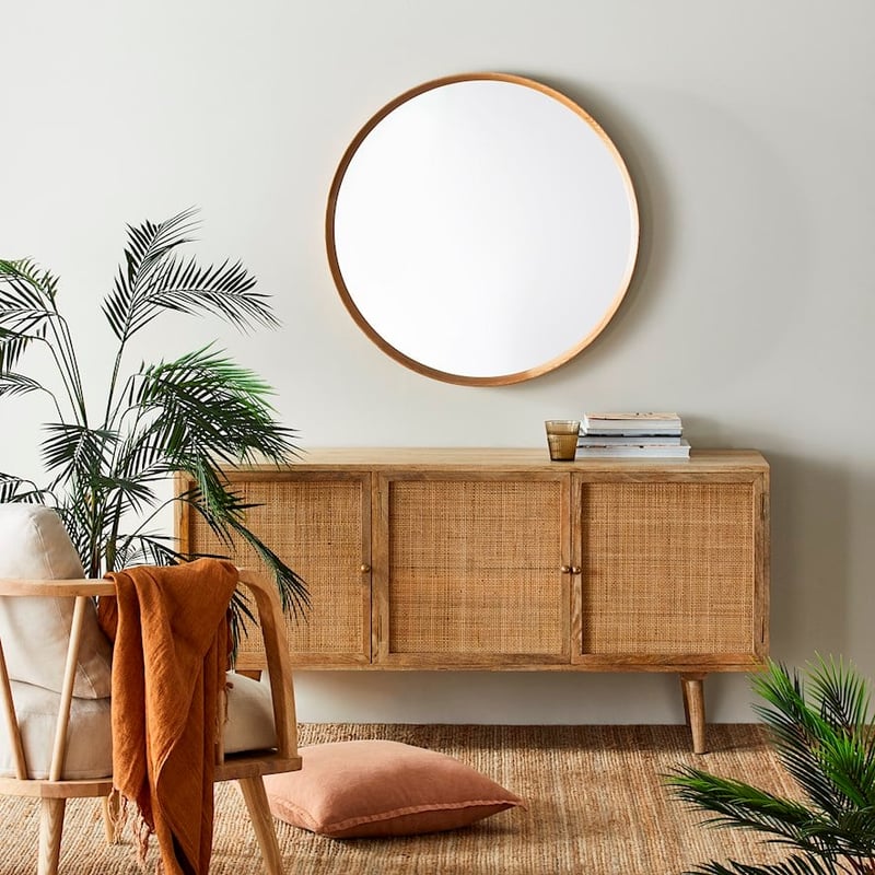 Kato Natural Round Mirror