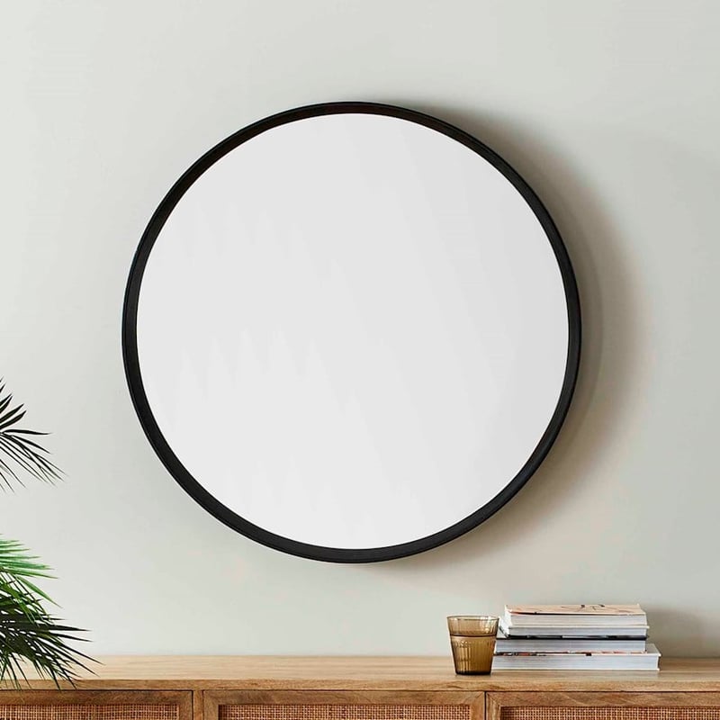 Kato Black Round Mirror