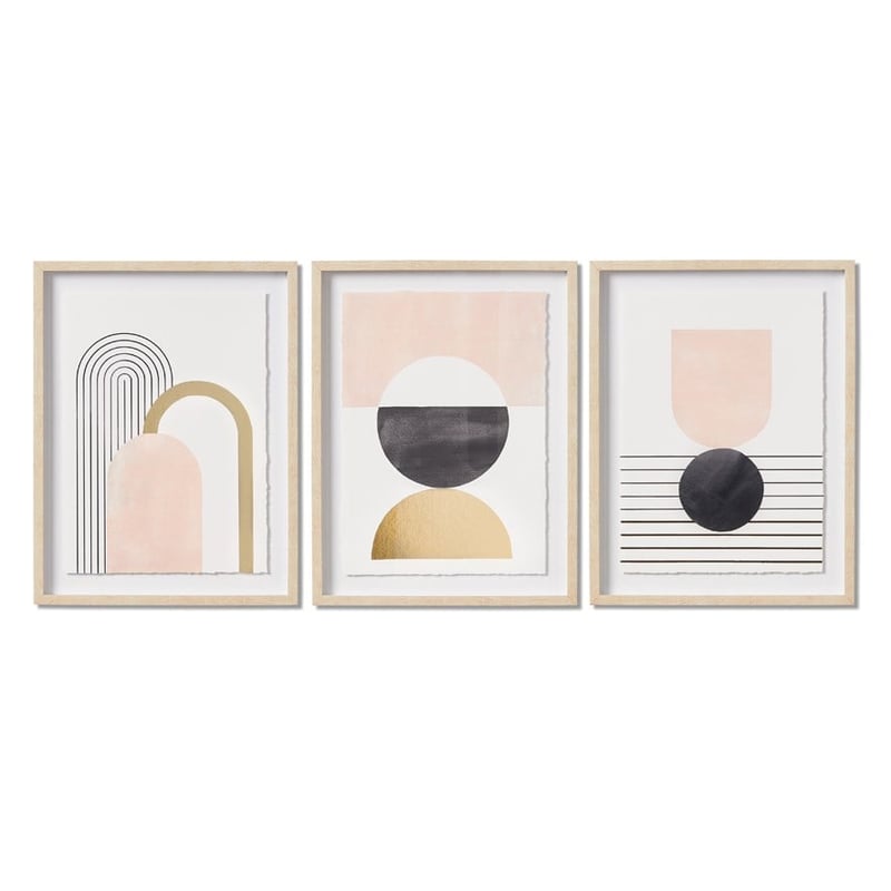 Simple Geo Blush Arches Wall Art