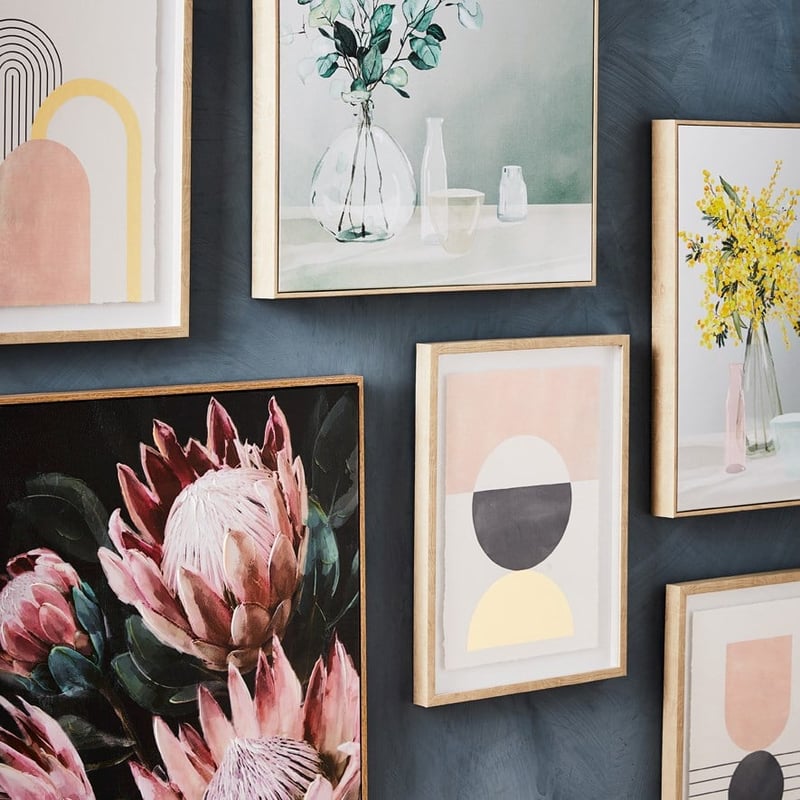 Simple Geo Gold Half Sphere Wall Art