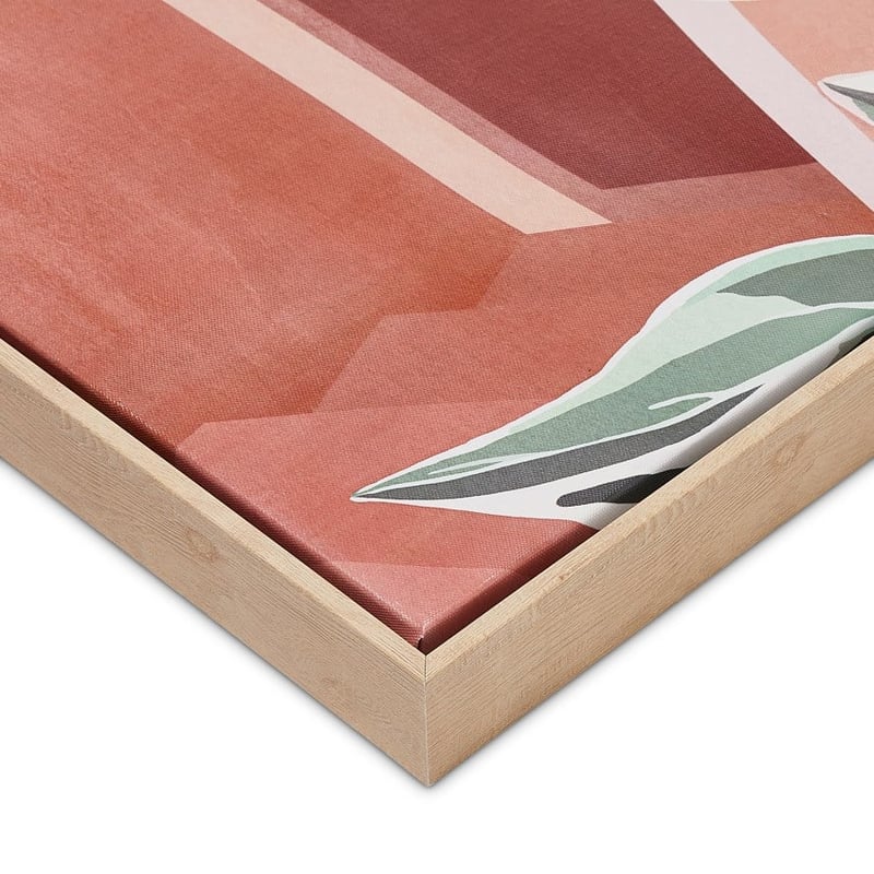 Desert Riad Terracotta Abstract Wall Art