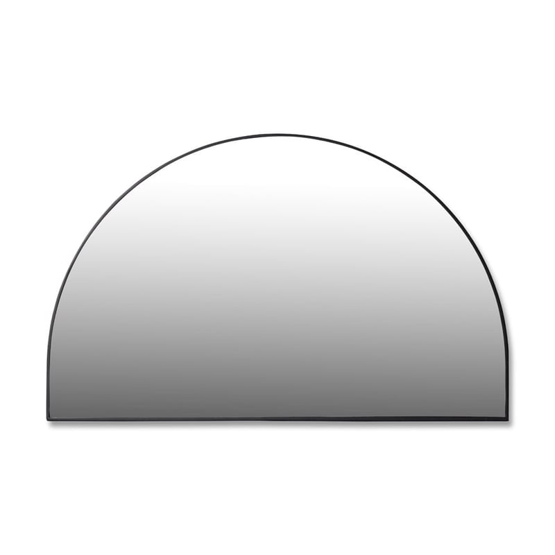 Horizon Black Low Arch Mirror 