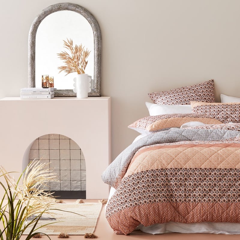 Taza Antique Silver Arch Mirror Round