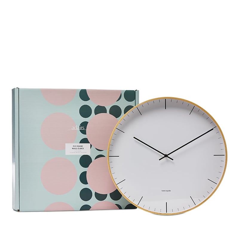 Brooklyn Natural Wall Clock