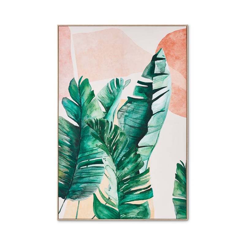 Terrazzo Sun Terracotta Rubber Plant Wall Art