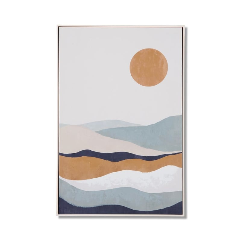 Autumn Field Parchment The Summit Canvas Wall Art