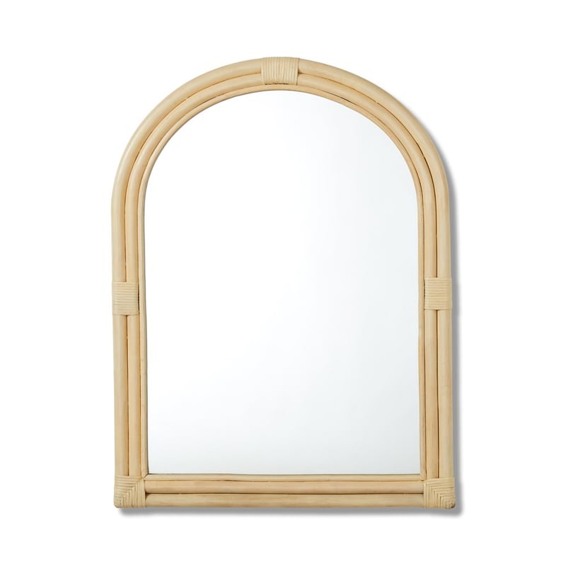 Rattan Natural Arch Ring Mirror