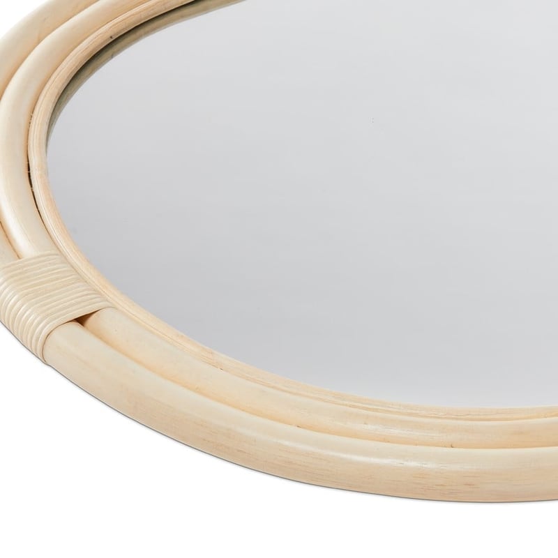 Rattan Natural Arch Ring Mirror