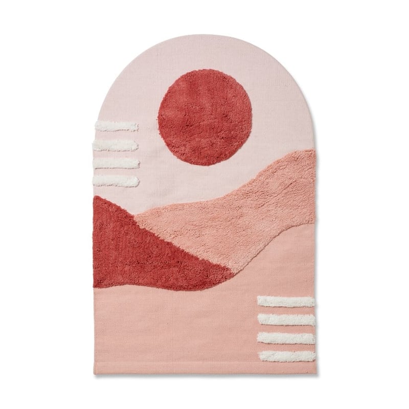 Tufted The Sun Terracotta Wall Hanging