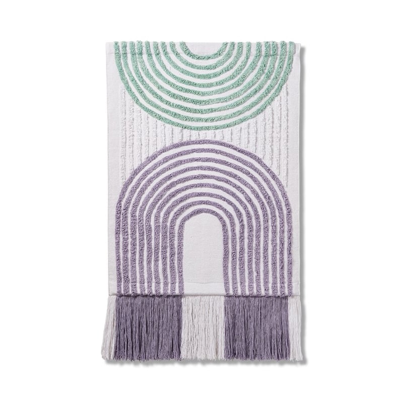 Tufted Lilac Wall Hanging