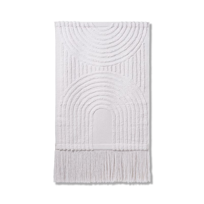 Tufted Lilac Wall Hanging