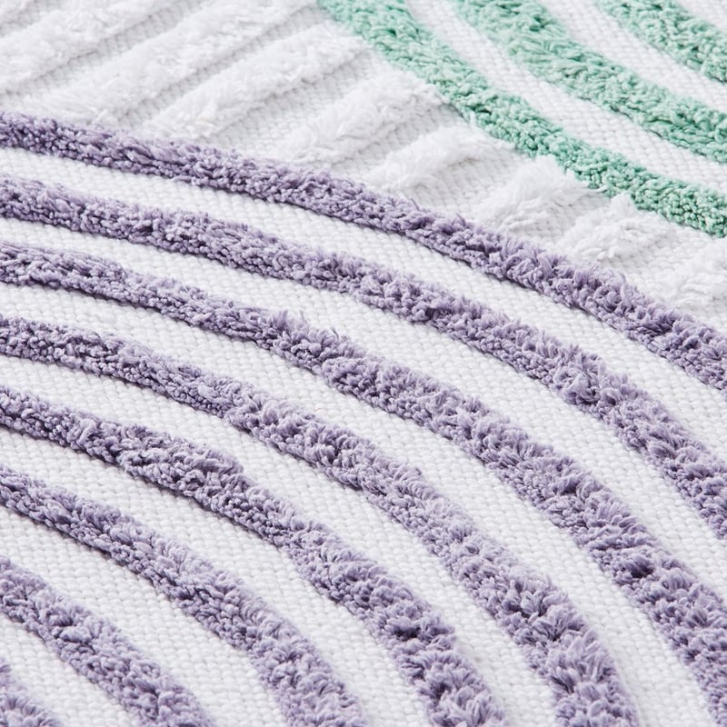 Tufted Lilac Wall Hanging