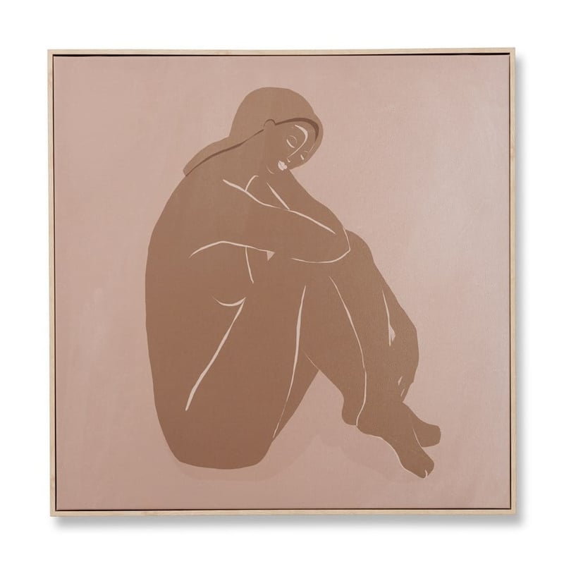 Goddess Sand Contemplation Canvas Wall Art 
