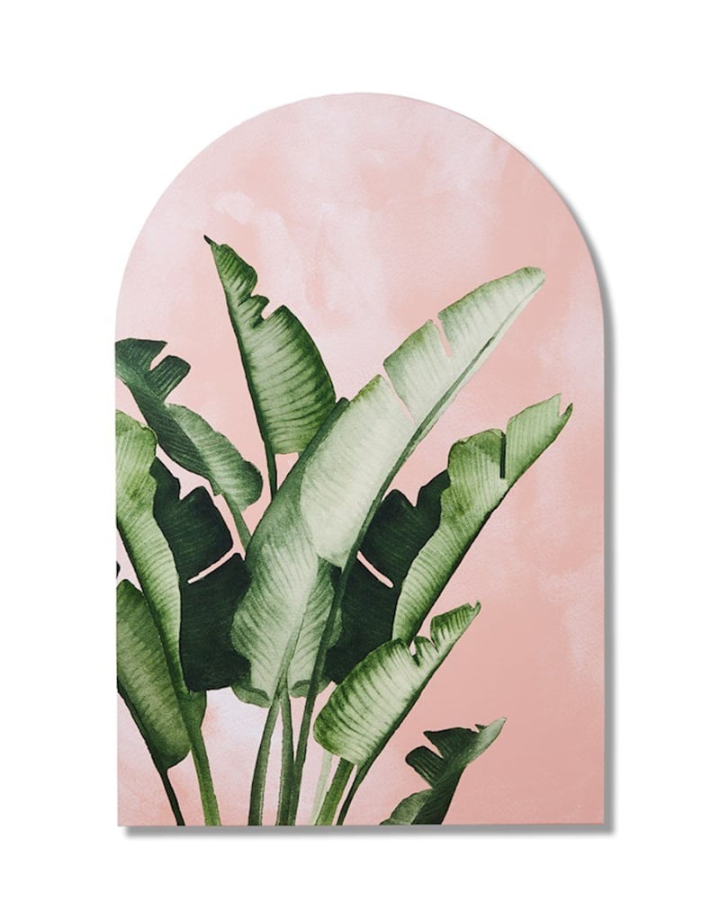 Desert Arch Clay Banana Palm Wall Art