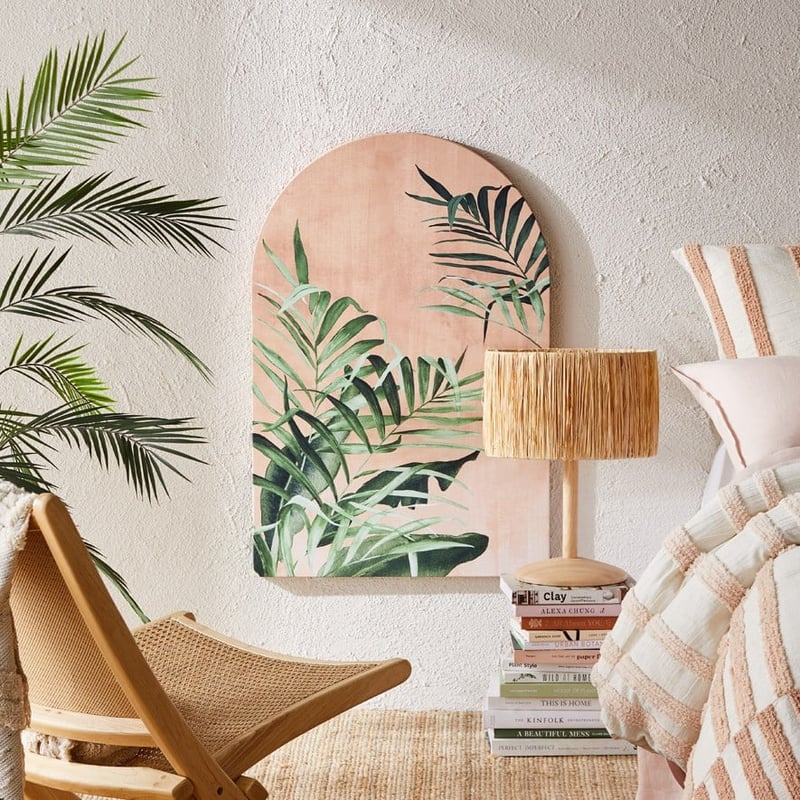Desert Arch Terracotta Parlor Palm Wall Art