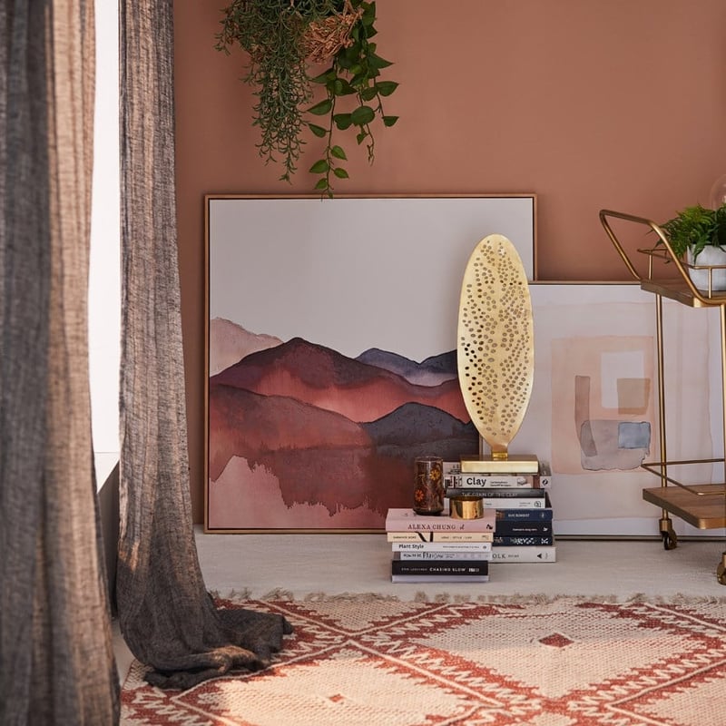 Mark Tuckey Horizon Brick Red Dunes Wall Art