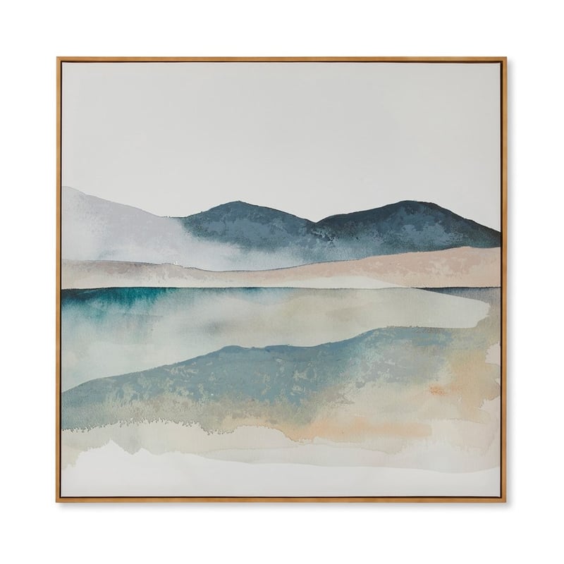 Mark Tuckey Horizon Stone Blue Lake Wall Art