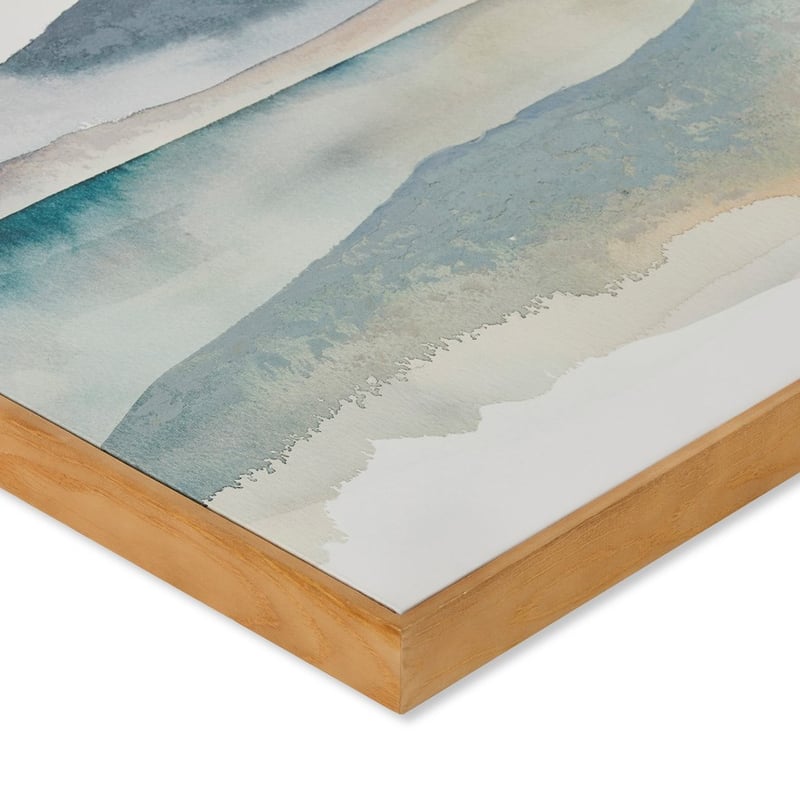 Mark Tuckey Horizon Stone Blue Lake Wall Art