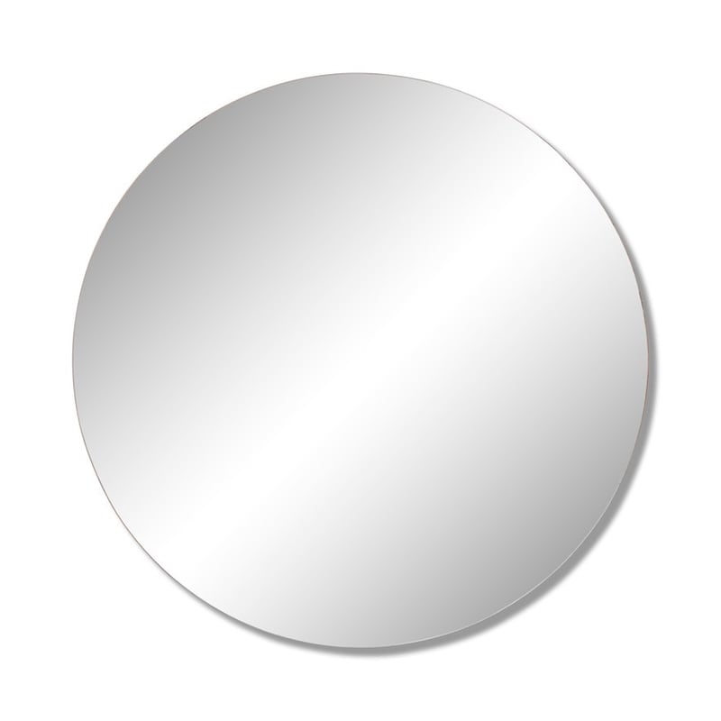 Edge Natural Round Mirror 