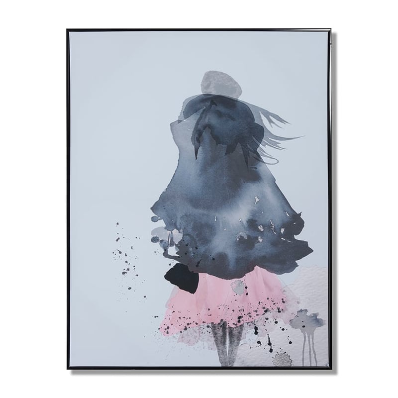 Watercolour Figure Pale Mint Chloe