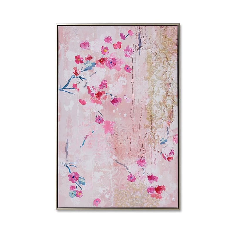 Vintage Wallpaper Rose Floral Artwork