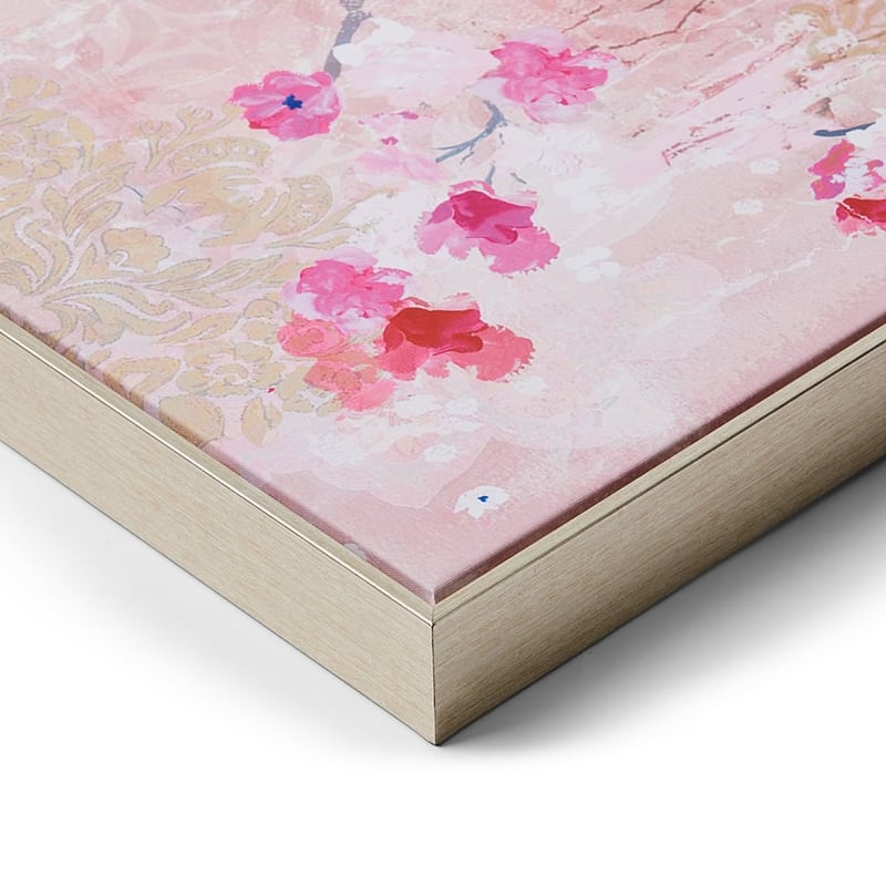 Vintage Wallpaper Rose Floral Artwork