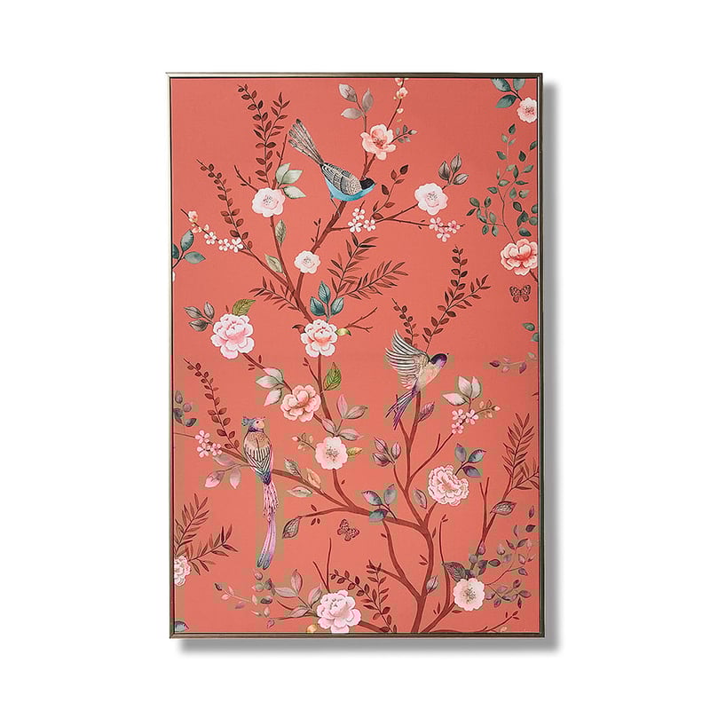 Chinoiserie Rose Spring Artwork