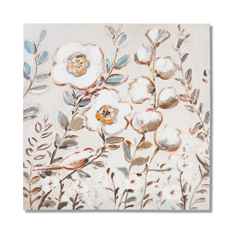 Boheme Parchment Cottage Garden Canvas