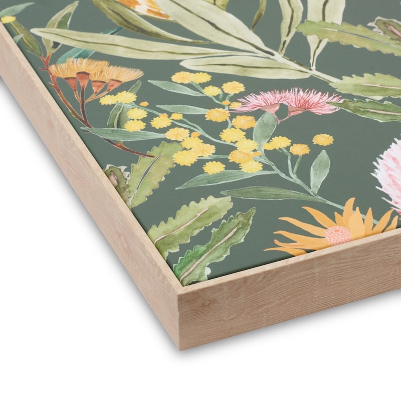 Australian Native Flora Forest Green Banksia Wall Art