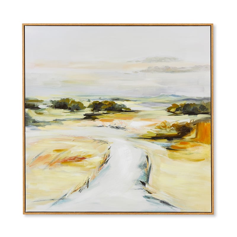 Savannah Impression Dusk Grasslands Canvas Wall Art