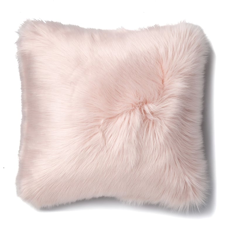 Alpine Fur Dusty Pink Cushion 
