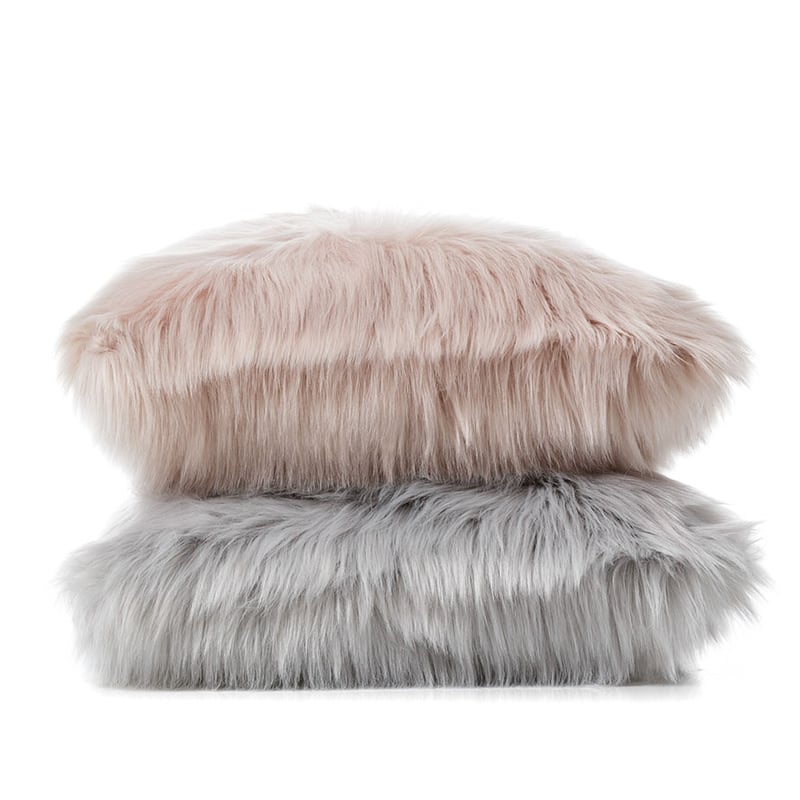 Alpine Fur Dusty Pink Cushion 