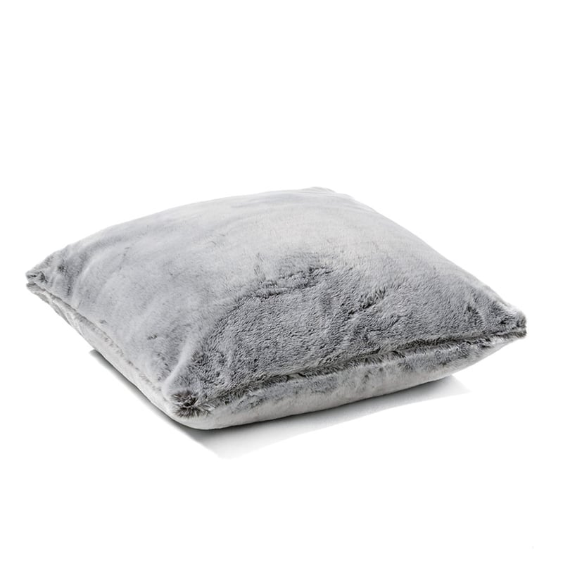 Montana Fur Grey Wolf Floor Cushion