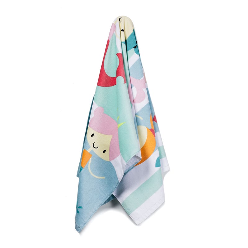Printed Mermaids Beach Towel