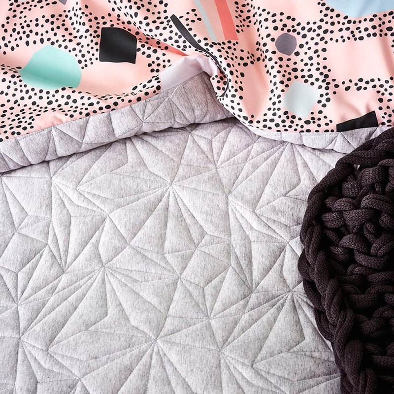 Rio Quilted Jersey Quilt Cover