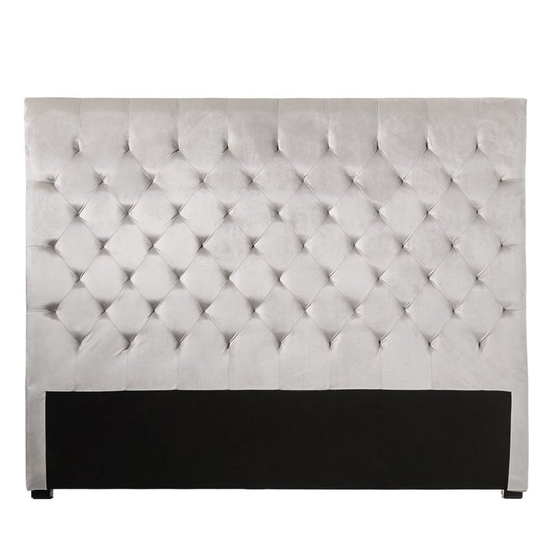 Belmont Velvet Bedhead Silver