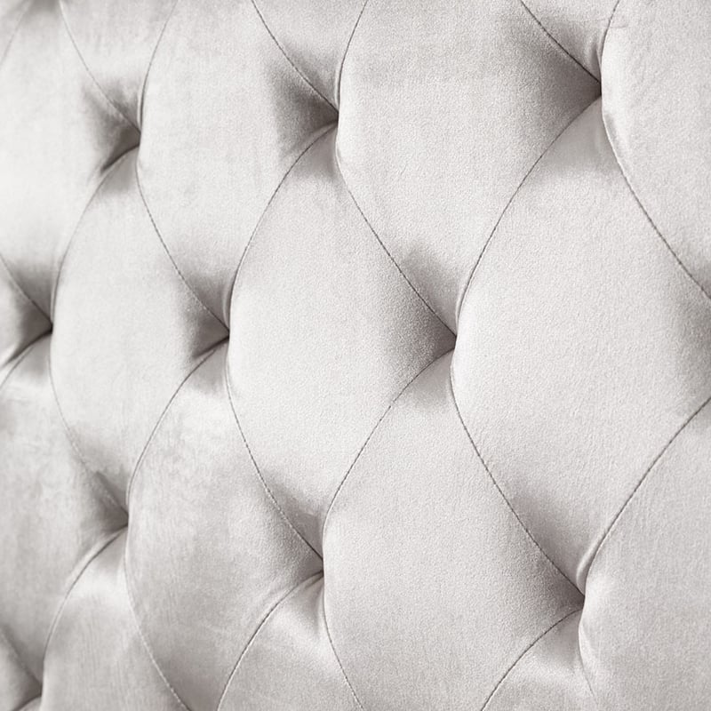 Belmont Velvet Bedhead Silver